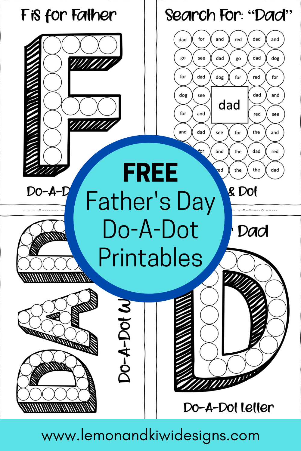 Father’s Day Do-A-Dot Printables
