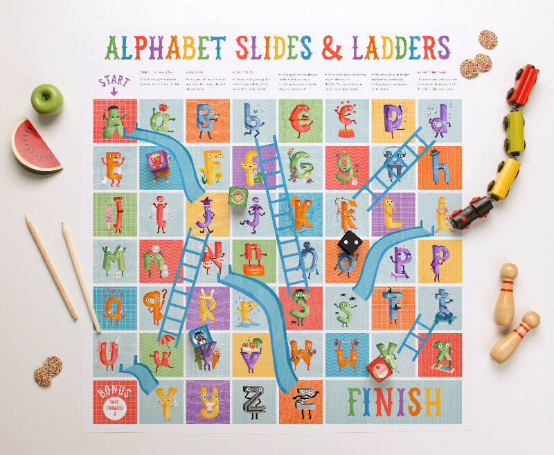 Board game template, Paper toys template, Fun games