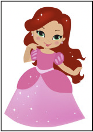 Ariel Princess Mix Match Puzzle