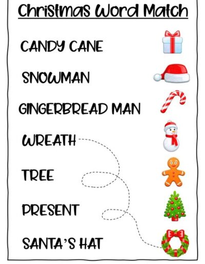 Christmas Literacy Worksheet 10