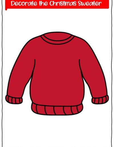 Christmas Playdough Mat Sweater