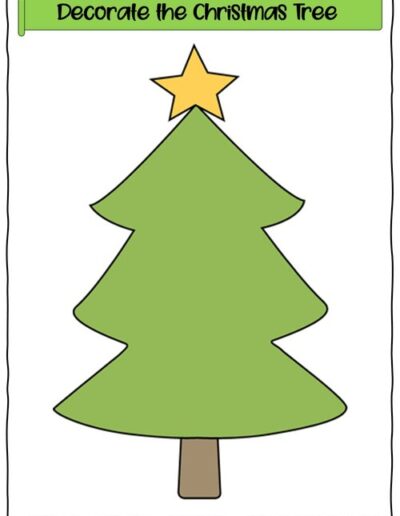 Christmas Playdough Mat Tree