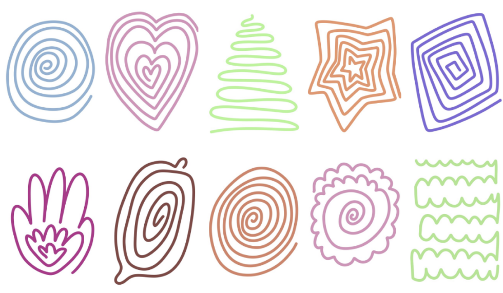 Free Finger Tracing Calm Down Cards Lemon and Kiwi Designs