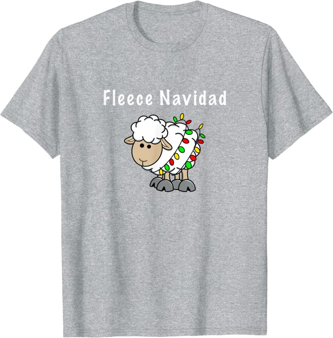 Fleece Navidad Funny Christmas Tshirt