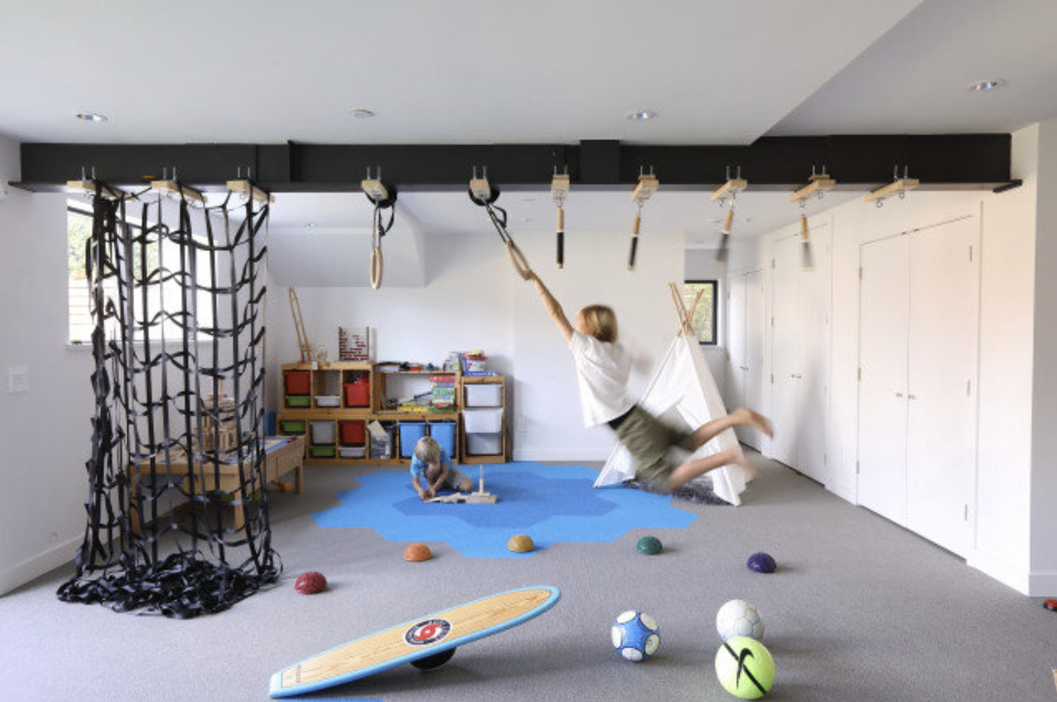 Indoor Active Space Monkey Bars Playroom