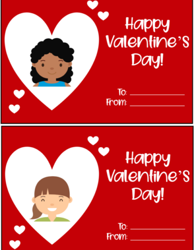 Printable Valentines Card for School 2