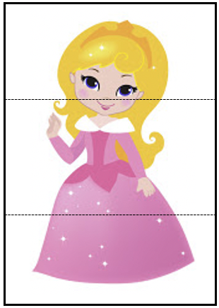Sleeping Beauty Princess Mix Match Puzzle