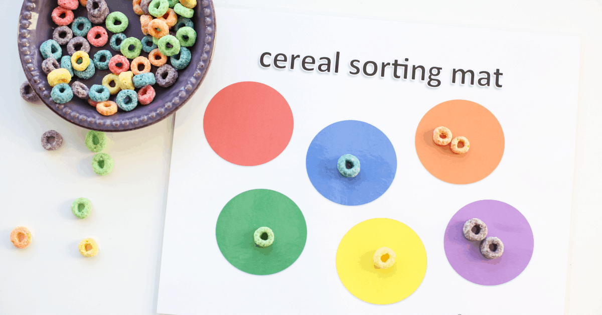 Cereal Color Sorting Mat
