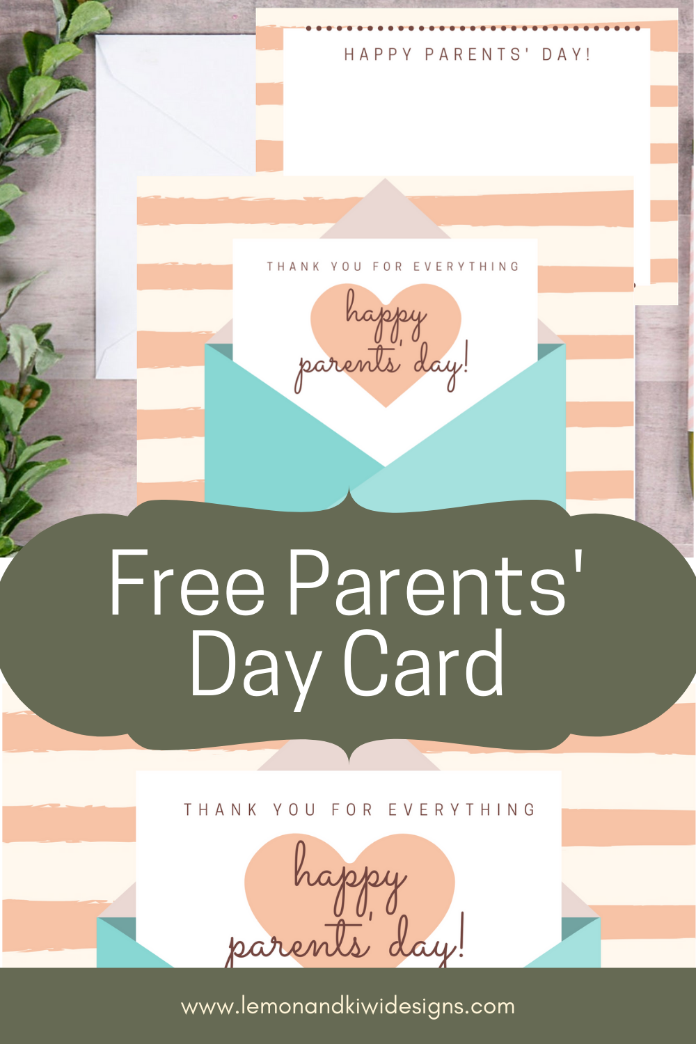 Free Printable Parents Day Card