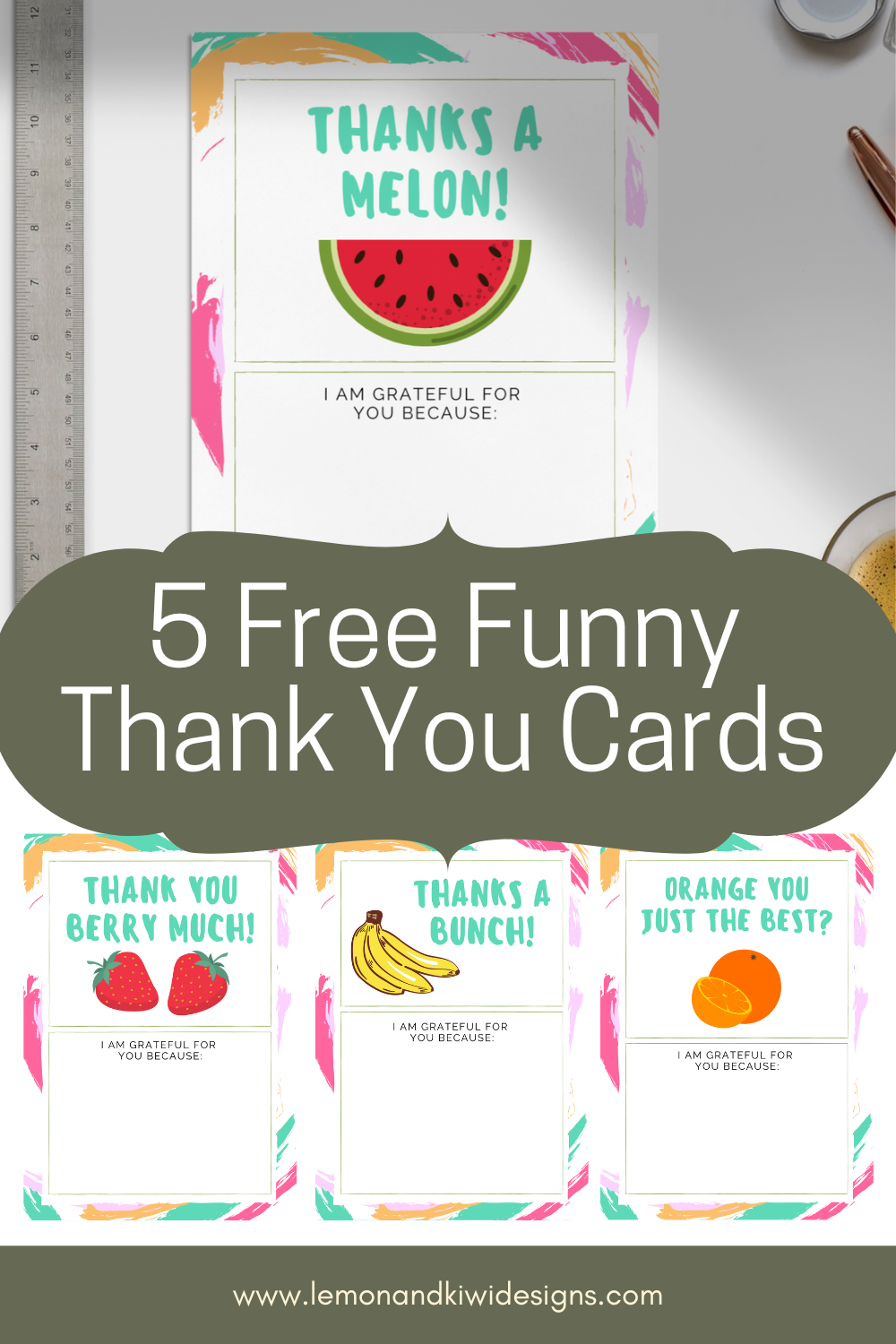 Funny Printable Thank You cards