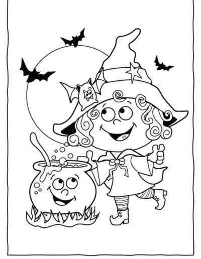 Halloween Coloring Page_4