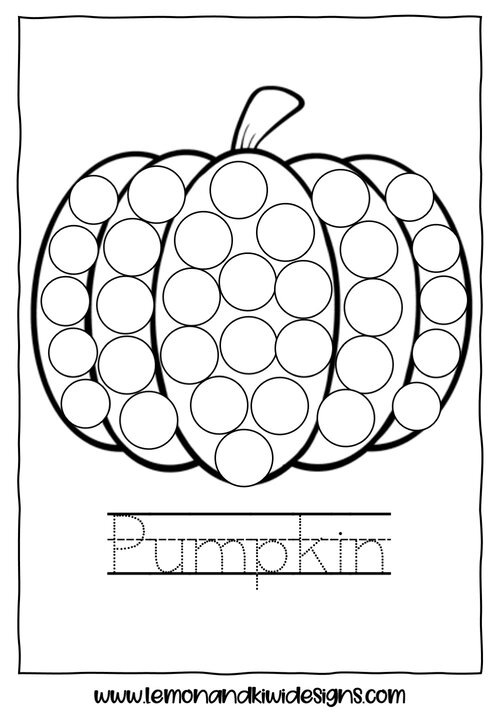 10 Halloween Do A Dot Printables Free Activity Book For Kids Lemon 