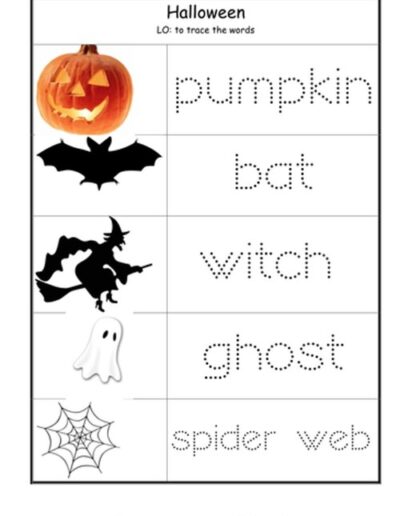 Halloween Literacy Worksheet 15