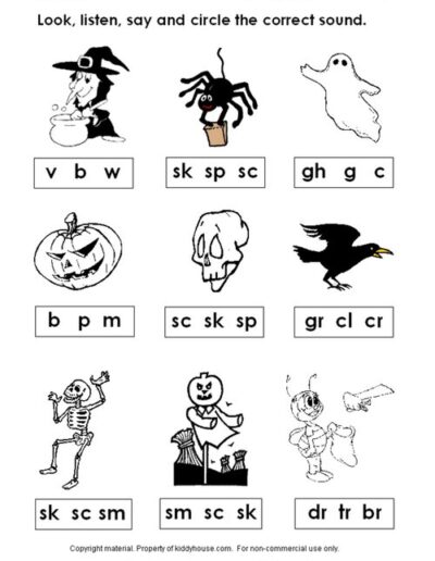 Halloween Literacy Worksheet 19
