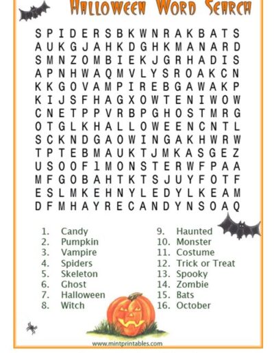 Halloween Literacy Worksheet 22