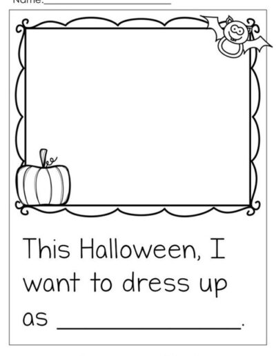 Halloween Literacy Worksheet 5