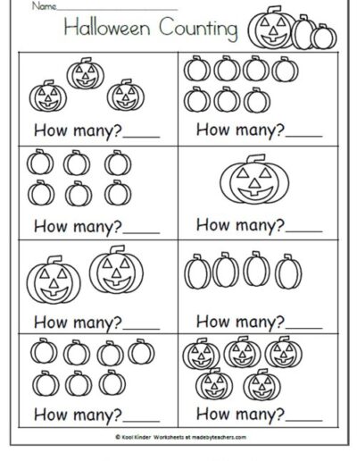 Halloween Math Worksheet 20