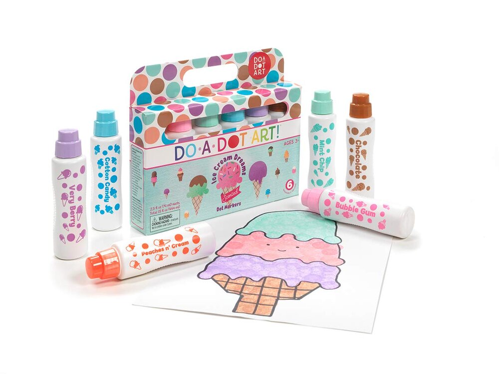 Ice Cream Scented Dot Markers