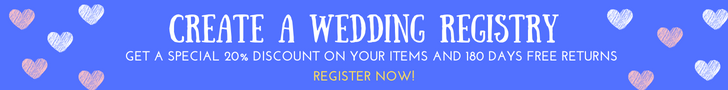 Create Free Wedding Registry with Discount