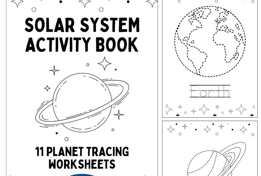 Printable Solar System Coloring Book (Planet Coloring Pages)